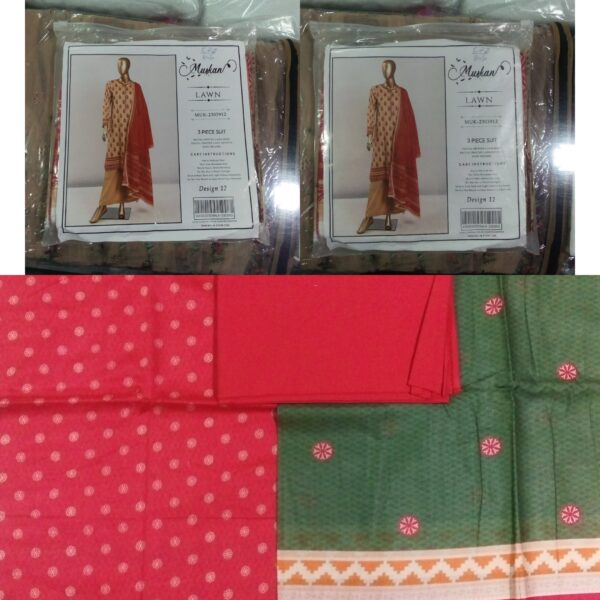 Muskan 3-Piece Digital Printed Lawn Suit - Image 7