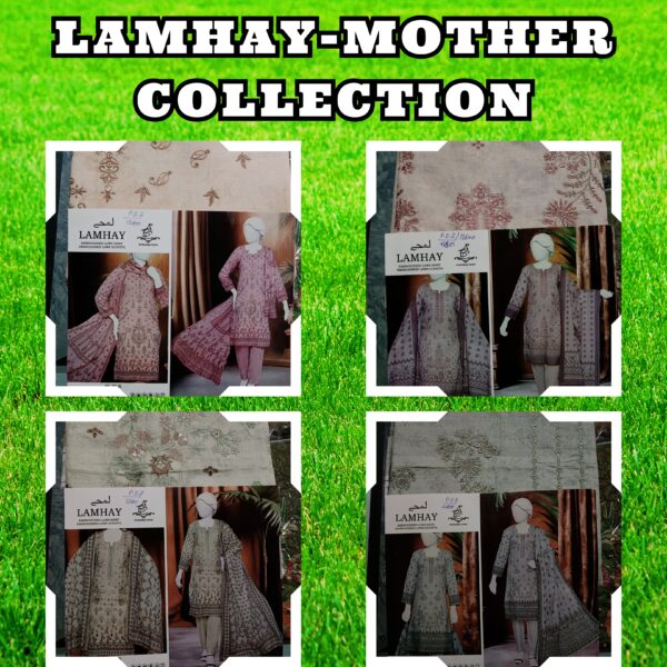 Lamhey- Mother Collection 3 piece Lawn Suit
