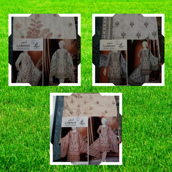 Lamhey- Mother Collection 3 piece Lawn Suit - Image 2