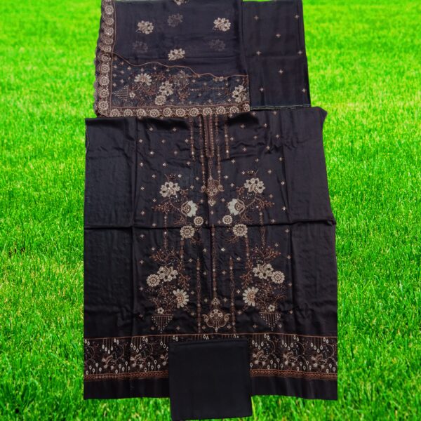 Shanaya Embroidered Viscose Suit - Image 3