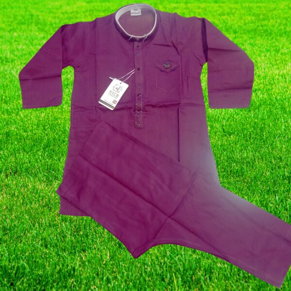 Boys' Lawn Shalwar Kameez - Image 5