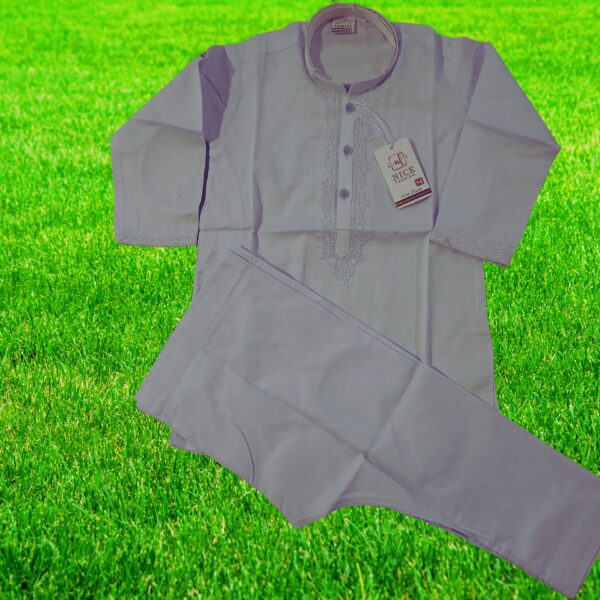 Boys' Lawn Shalwar Kameez - Image 3