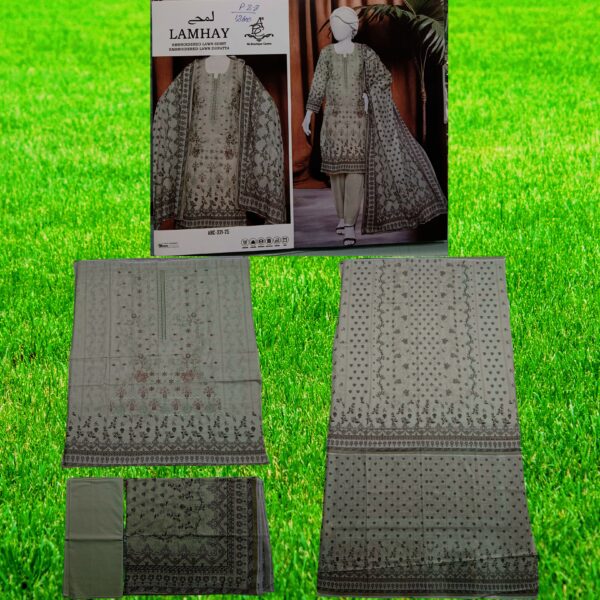 Lamhey- Mother Collection 3 piece Lawn Suit - Image 5